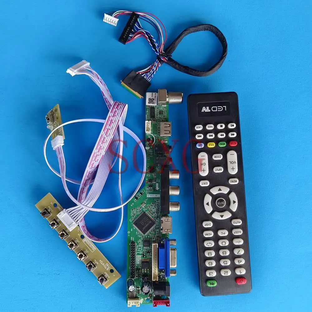 

Драйвер для ЖК-контроллера LP154WE3-TLB2, для светодиодного ЖК-контроллера, платы ТВ, аналогового сигнала 1680 1050, панель AV VGA USB HDMI-совместимый 15,4 "LVDS ...