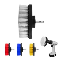4inch drill power scrub clean brush for leather plastic wooden furniture car interior cleaning power scrub white red blue yellow