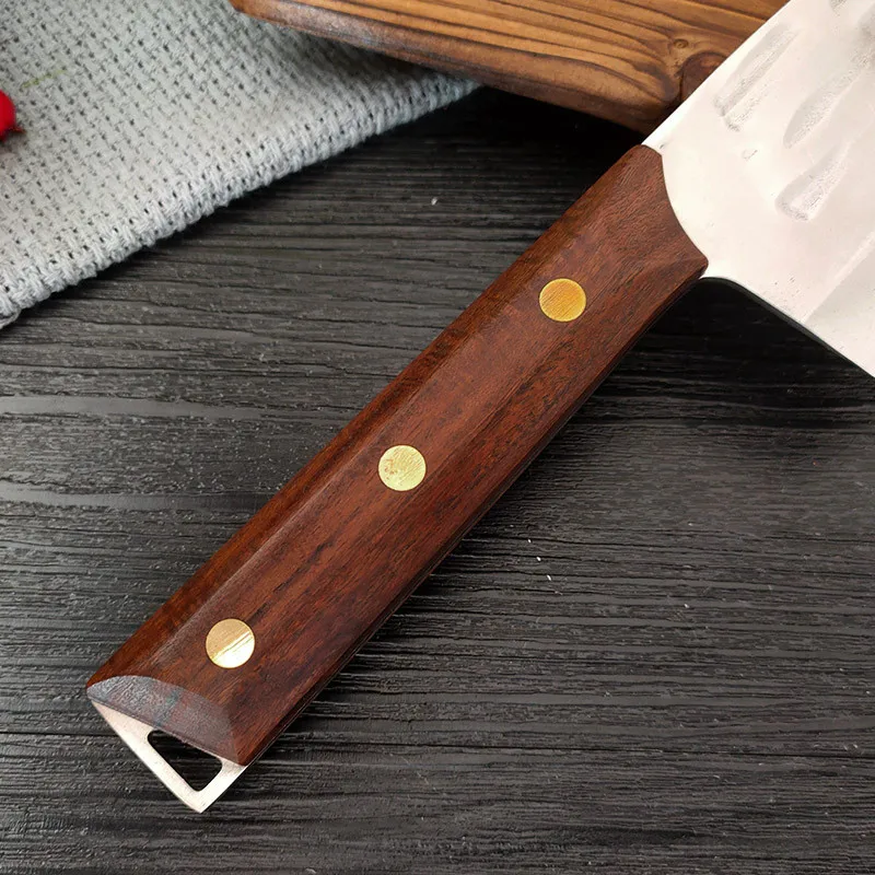 Полный кухонный нож TANG шеф-повара ножи из высокоуглеродистой стали для нарезки