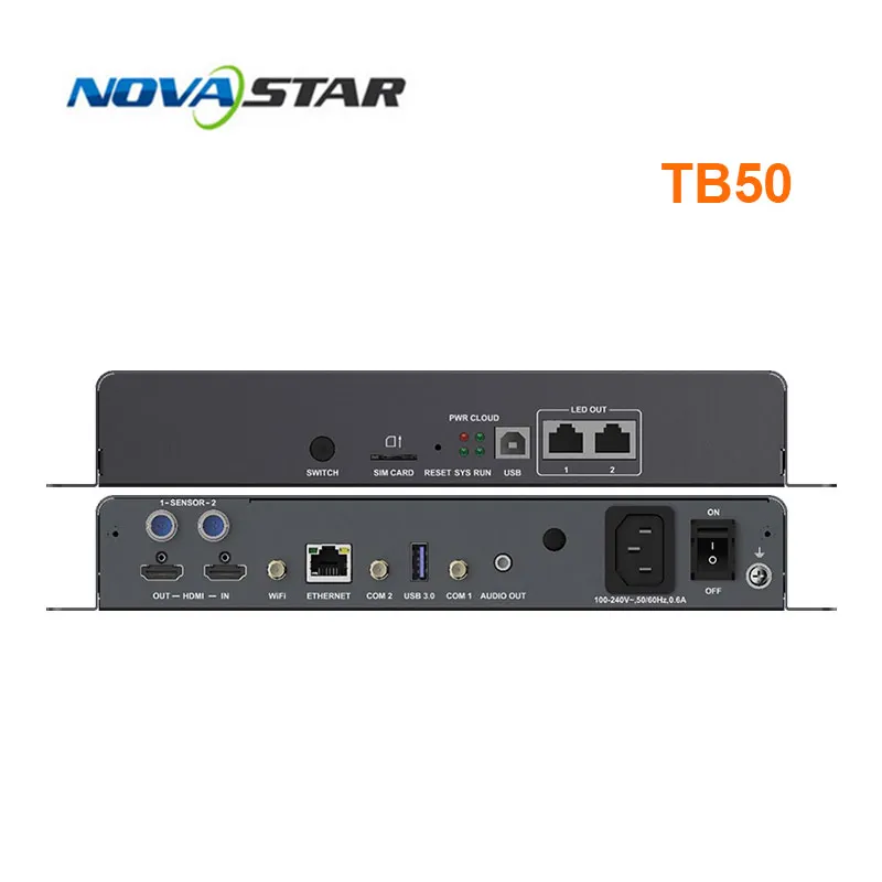 NovaStar Телец серия мультимедийный плеер светодиодный дисплей передатчик коробка TB50 заменить TB6 Лучшая цена