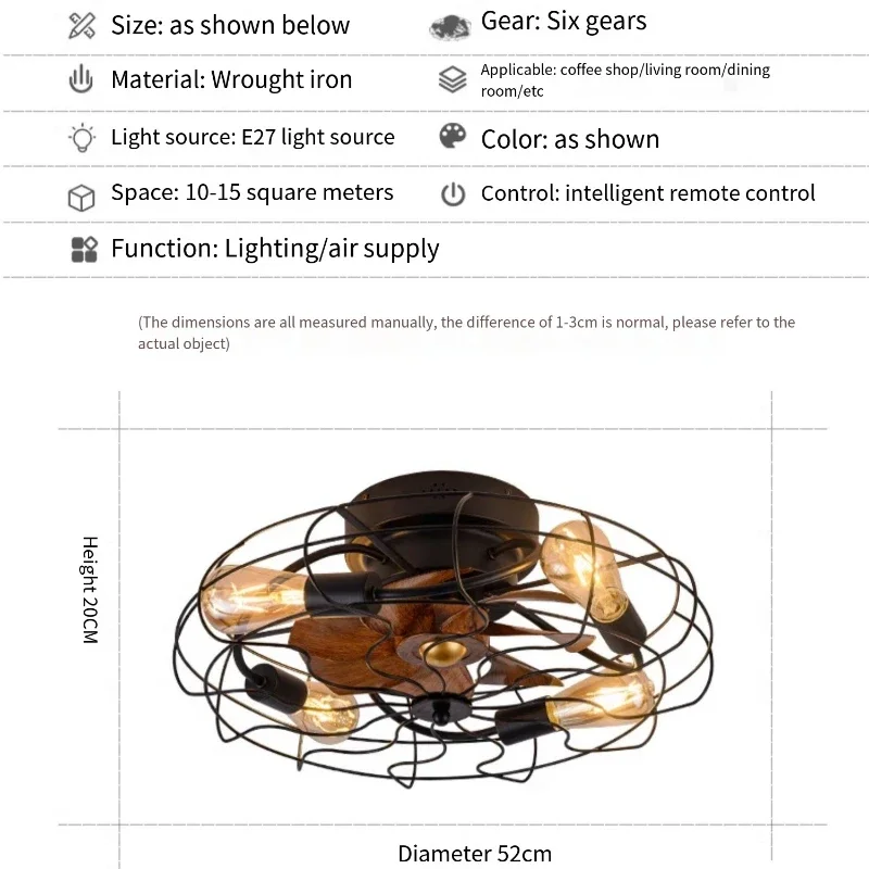 Ретро потолочный вентилятор KFKF