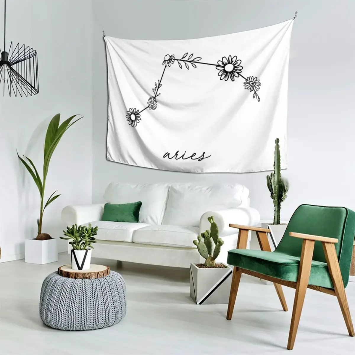 Гобелен &quotОвен Зодиак Дикий Цветок&quot