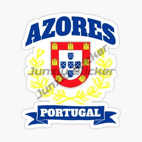 Фото Наклейка на автомобиль AZORES PORTUGAL, стильная, водонепроницаемая, самоклеящаяся, из винила, устойчивая к УФ-излучению. №3