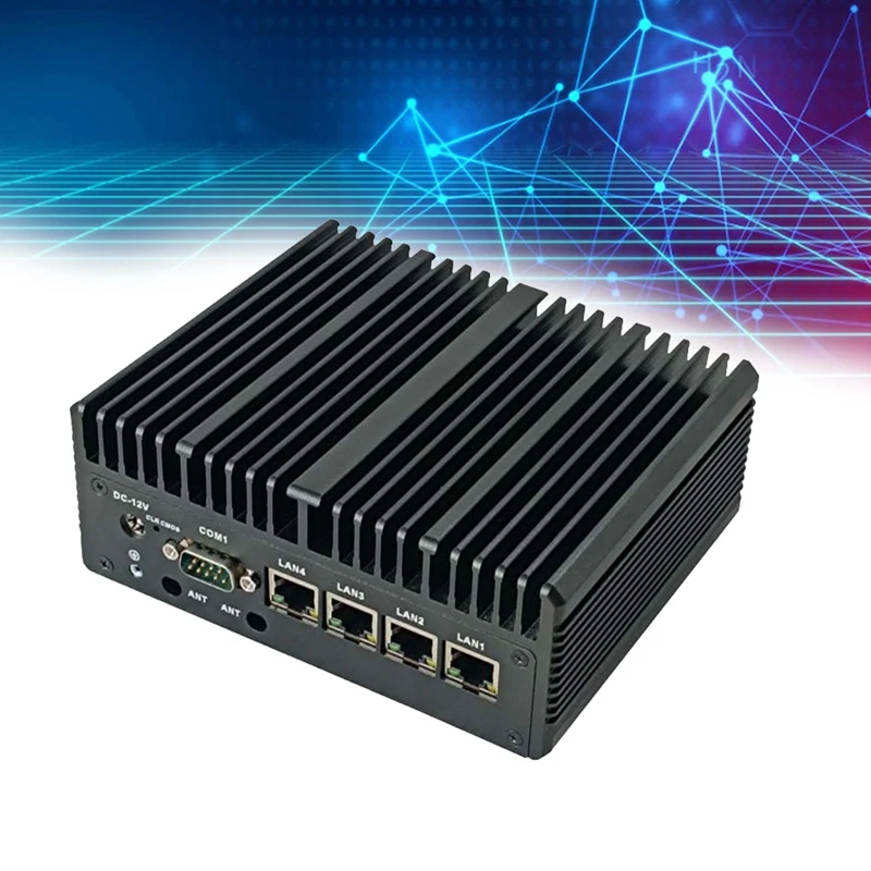 Межсетевой компьютер Мягкий маршрутизатор DDR5 4800 МГц 4X2.5G I226 Поддержка LAN M.2 NGFF SSD