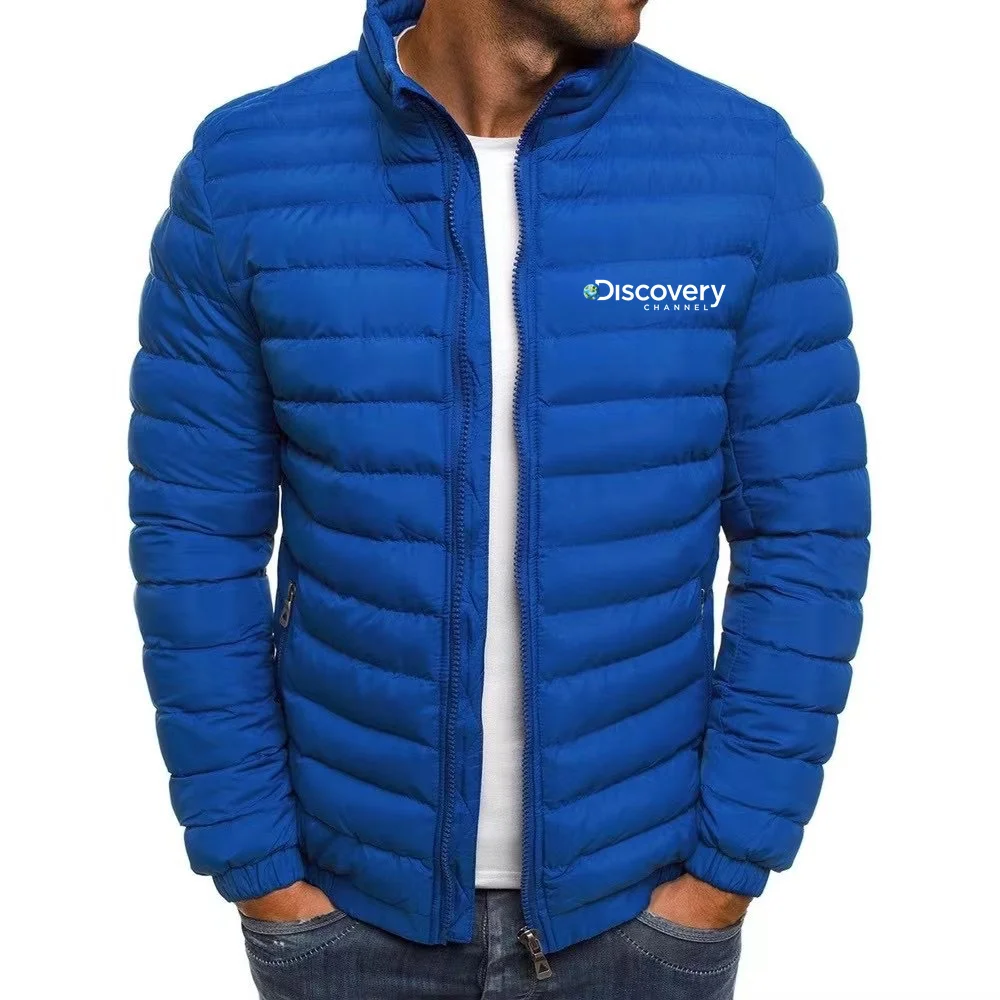 Discovery 2022 Autumn Winter New Men Zipper Cotton Jacket Tops Warm Comfortable Man Jackets Tops Comfortable Down Jacket