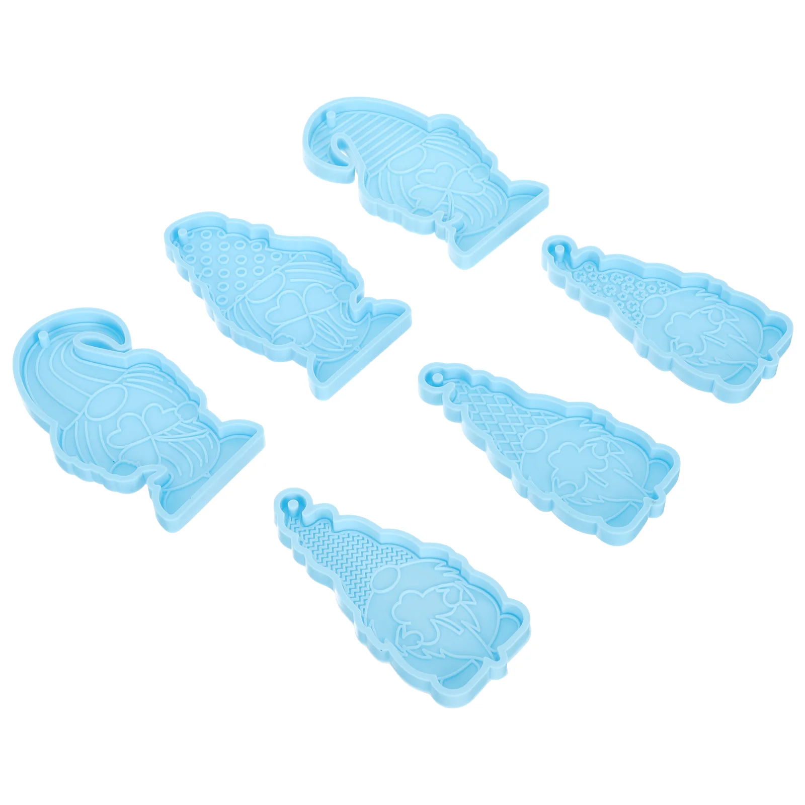 

6Pcs Gnome Design Key Ring DIY Epoxy Mold