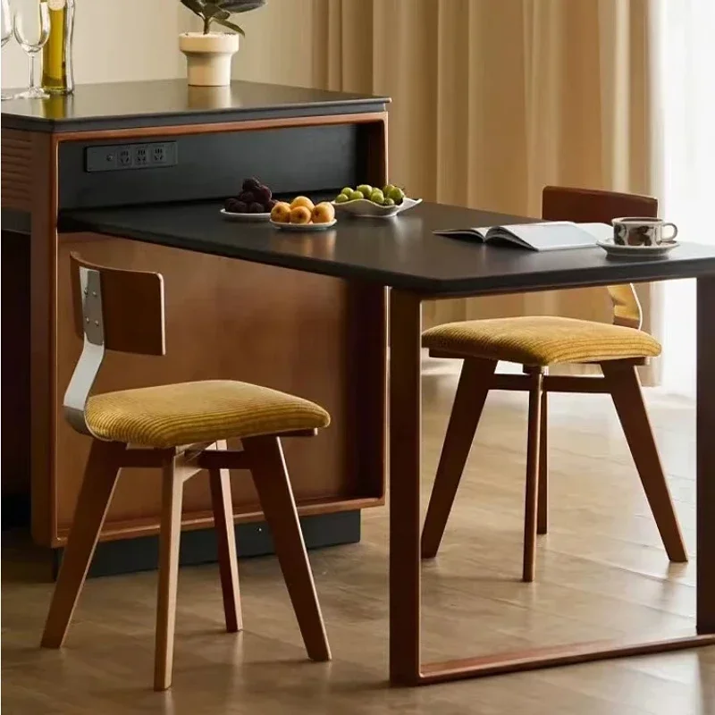 Wabi-sabi Wind Мебель для гостиной Сиденье Advanced Sense Французский ретро обеденный стул