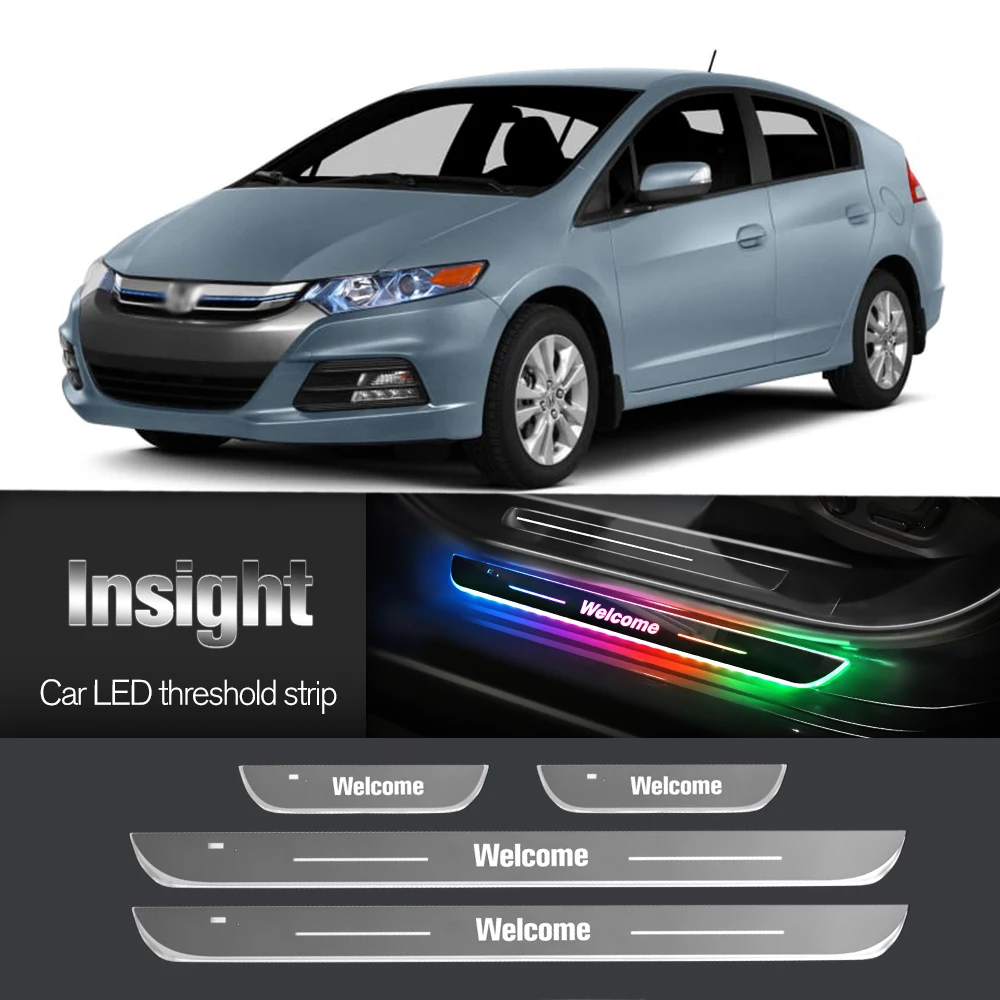 Автомобильный порог для Honda Insight 2000-2014 2009 2010 2012 2013 индивидуальный логотип