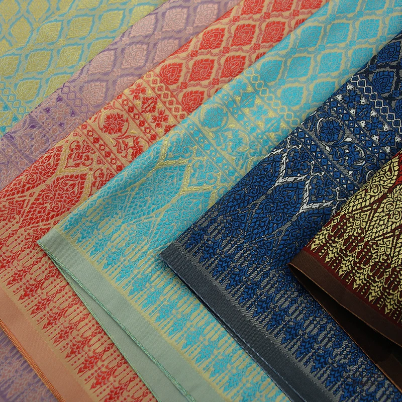 Традиционная Тайская этническая одежда Дай ткань вьетнамский этнический