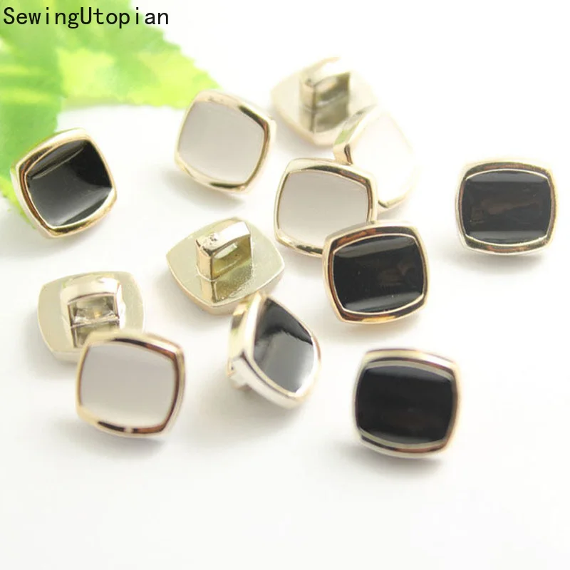 

100 шт., кнопки 11 мм, оптовая продажа, вогнутые Имитационные Металлические Магнитные Кнопки из искусственной кожи, шифоновые пуговицы для руб...