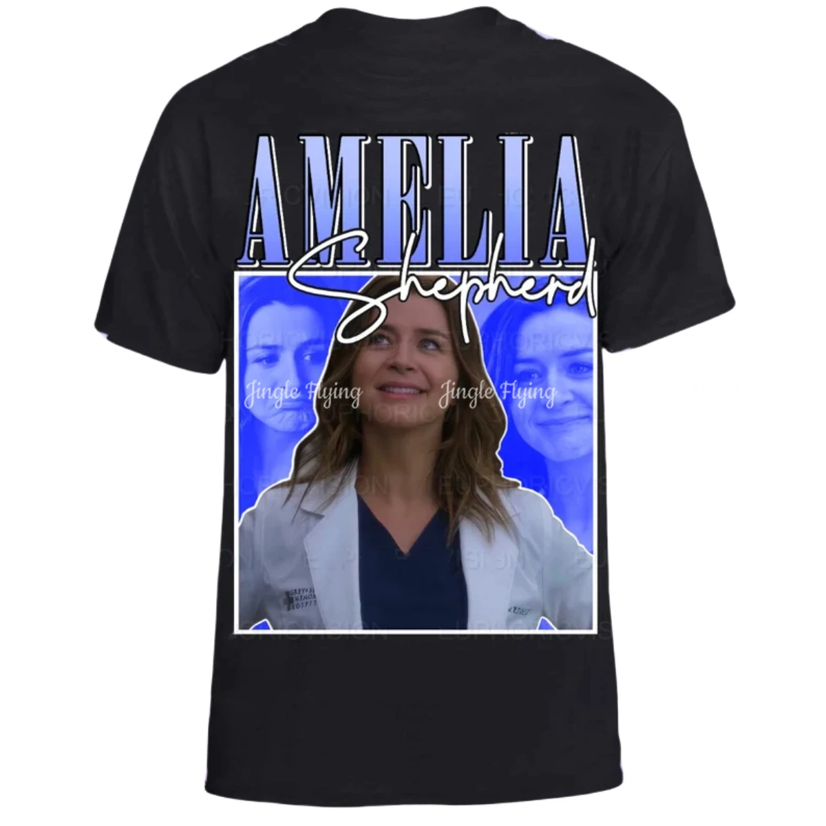 Футболка женская винтажная в стиле 90-х с персональным принтом