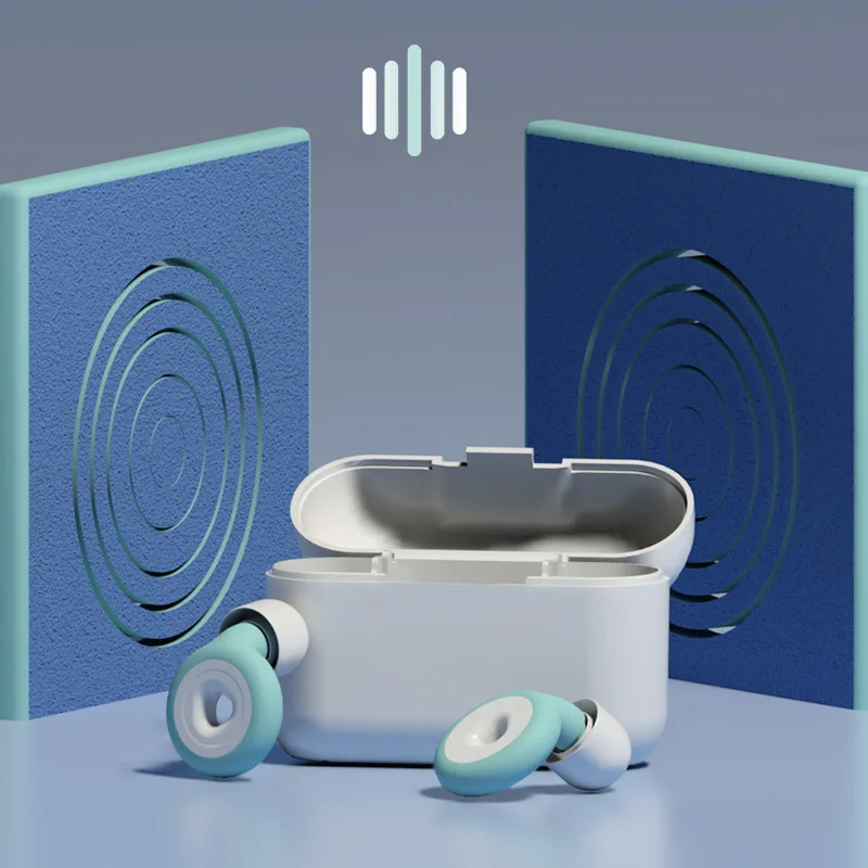 

Annular Multilayer Silicone Outdoor Travel Plane Sleep Earplug Mute Sound Insulation and Noise Reduction Earplug New Type