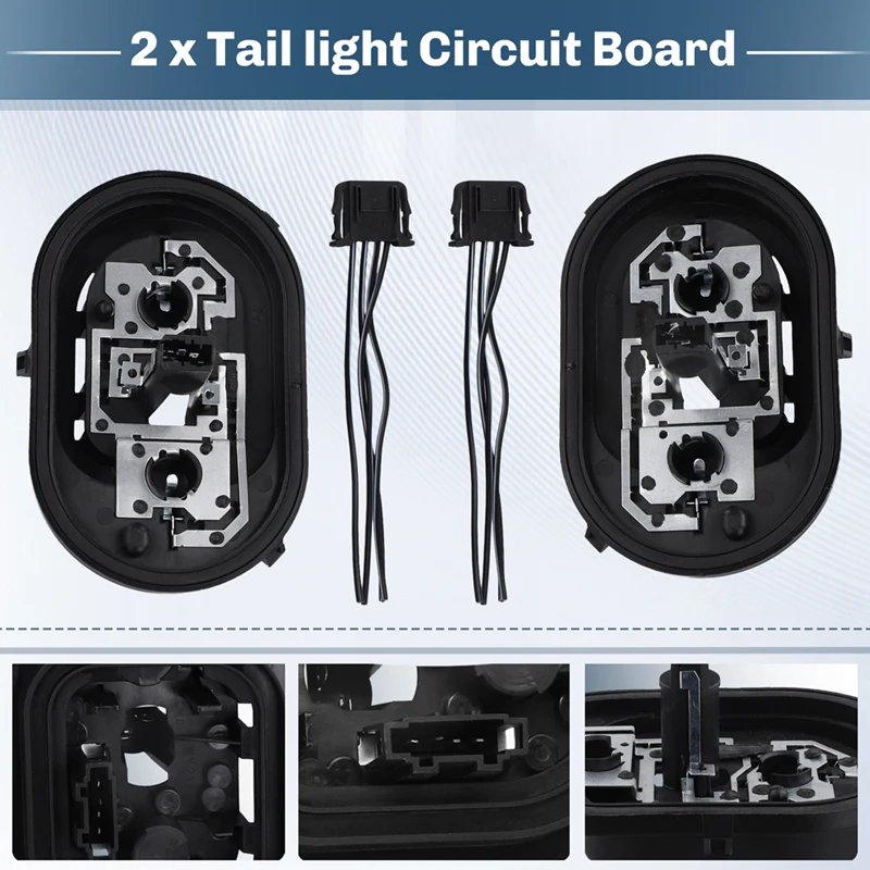 Левый и правый автомобильный стоп-сигнал задний фонарь монтажная плата для VW Tiguan