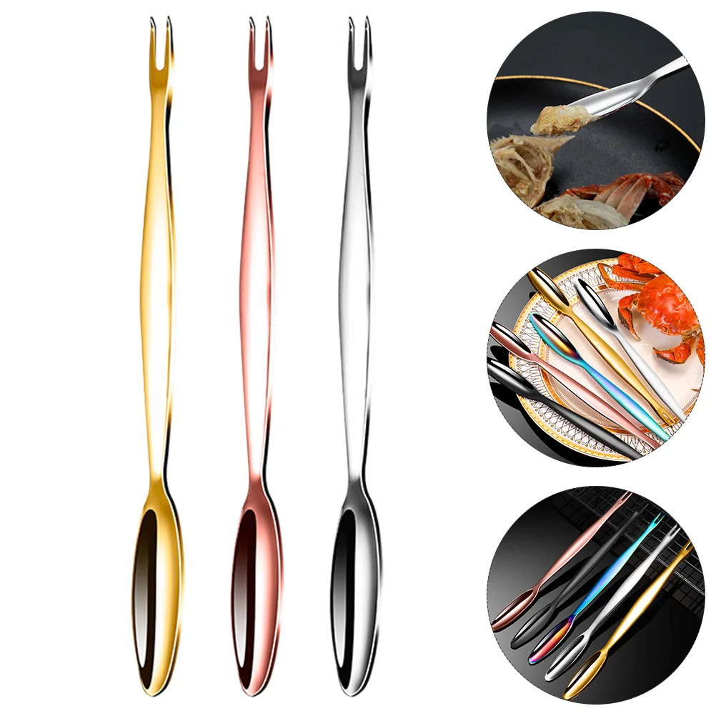 

3 Pcs Wear-resistant Crab Sheller Novel Practical Shrimp Peeling Tools