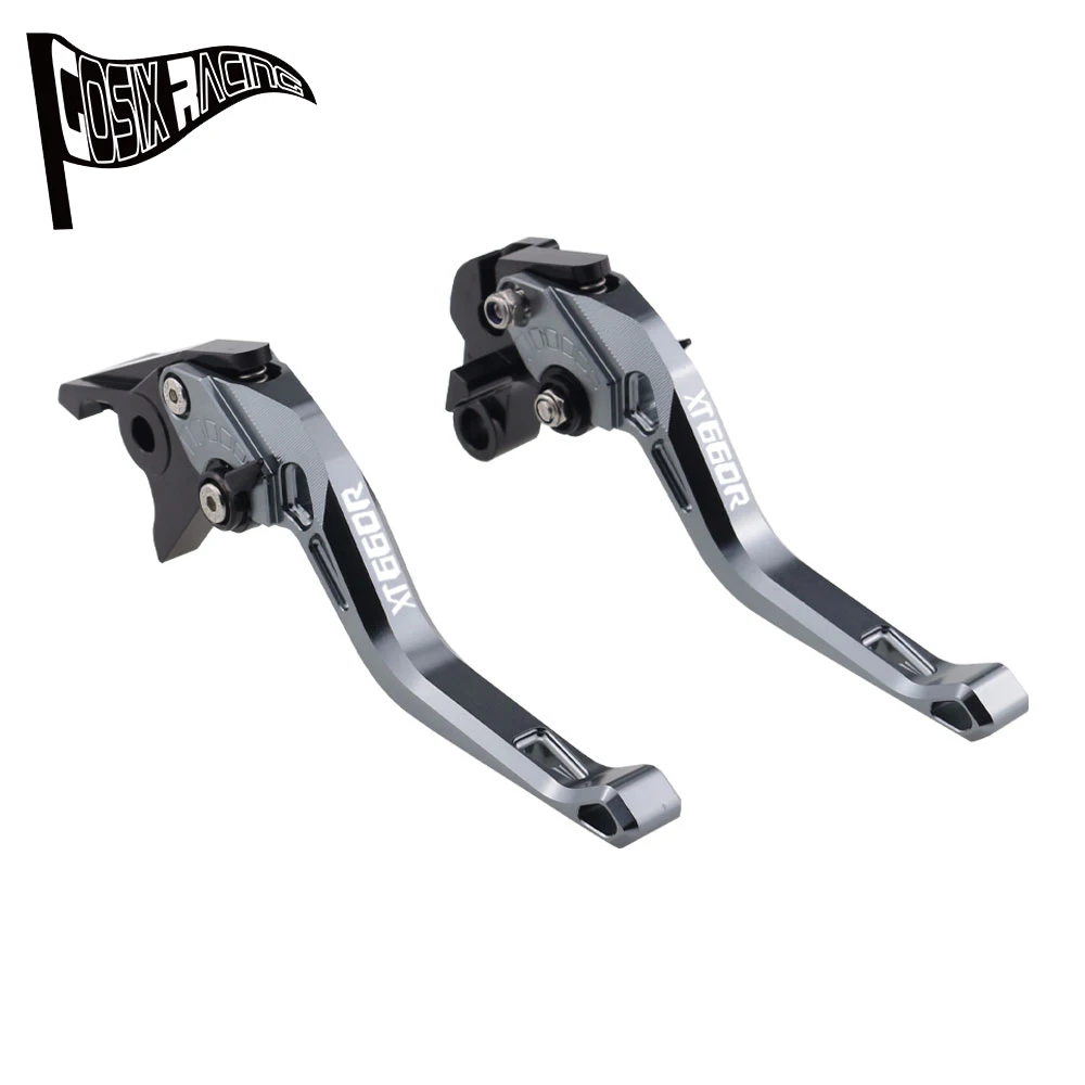 Фото Подходит для XT660R XT660X 2004-2016 XT 660R XT 660 X Аксессуары для мотоциклов с ЧПУ Короткие тормозные рычаги сцепления Набор регулируемых ручек №3