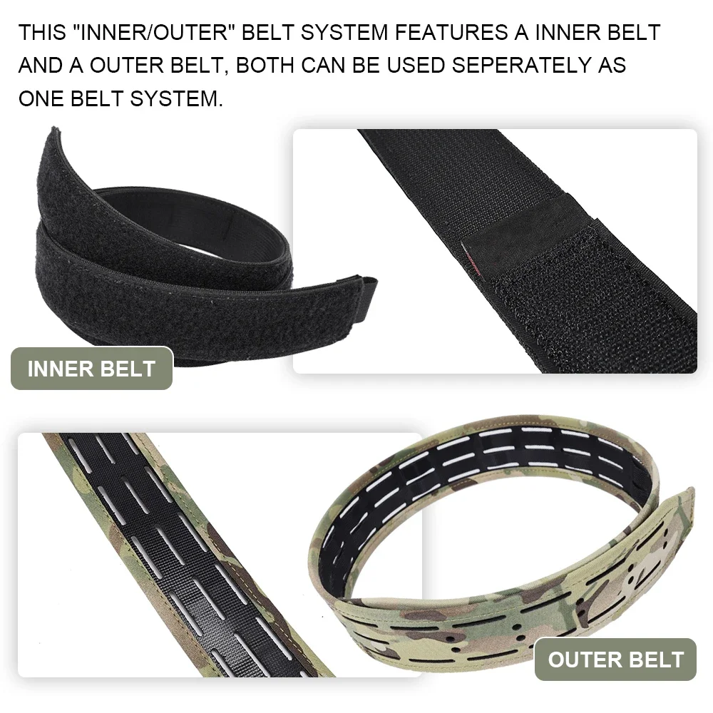 Тактический ремень SINAIRSOFT мульти-камуфляж