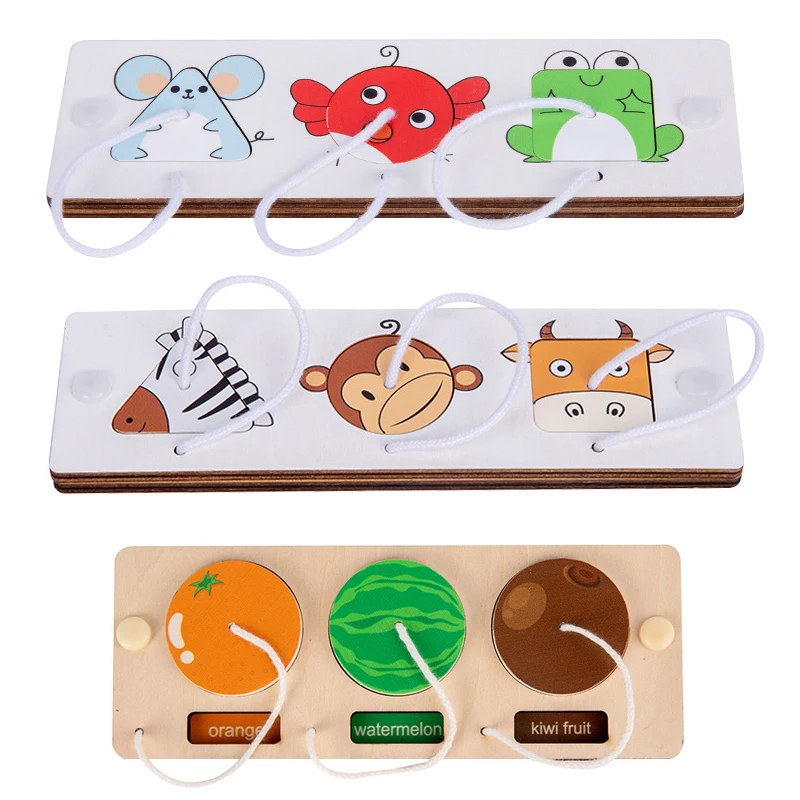 

Jigsaw Puzzle Baby Toys Montessori Materials Kids Wooden Busy Clever Board Games Animals Puzzles Educational Toys For Children