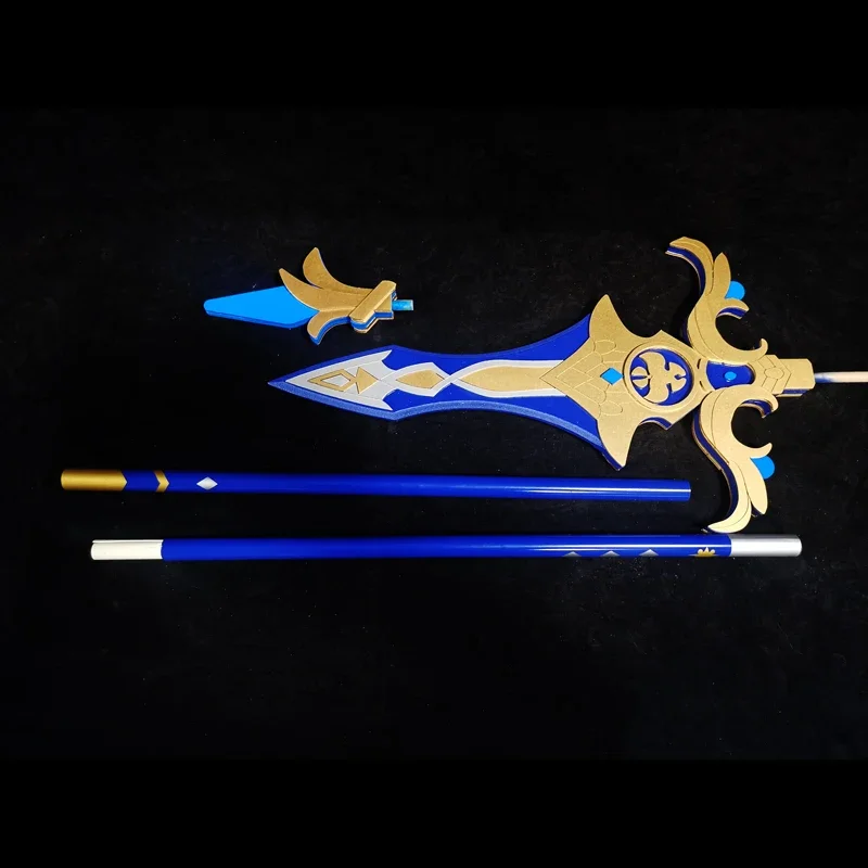 Игра Genshin Impact Zhongli Xiangling Royal Spear Хэллоуин Карнавал Необычные вечерние реквизит для