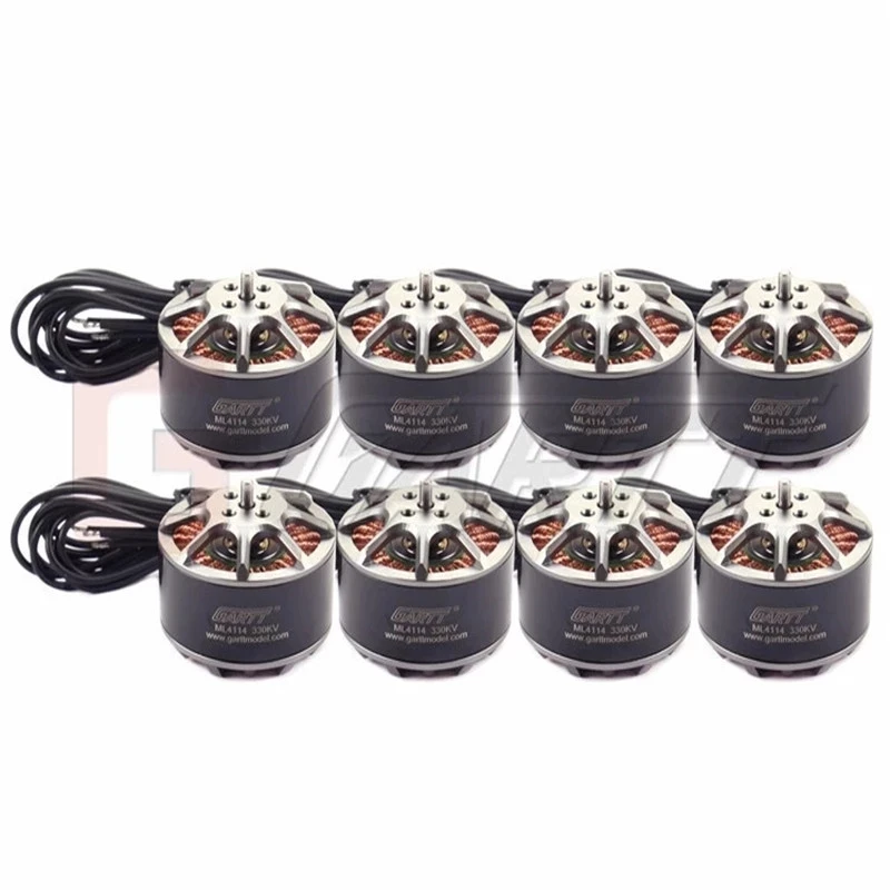 

8PCS GARTT ML 4114 330KV Brushless Motor For Multirotor Quadcopter Hexa DJI S800 S1000 RC Drone