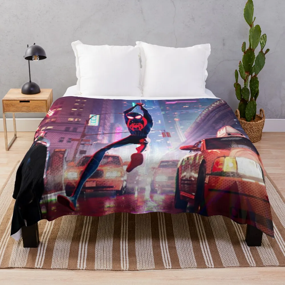 

Miles Morales Swinging Throw Blanket Kid'S Blanket
