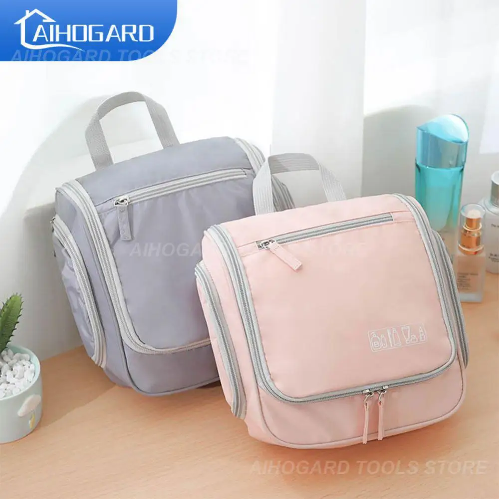 

Портативная косметичка, водонепроницаемая дорожная сумка для хранения косметики, мочалки для косметики, многофункциональная косметичка, настенная косметичка