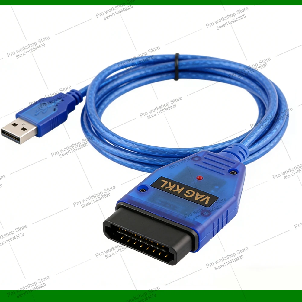 Фото Диагностический кабель VAG-COM 409 Com Vag Kkl 409.1 USB, интерфейс сканера OBD 2 OBD2 для диагностики автомобилей VW/Audi/Skoda/Seat №4