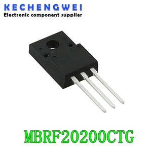 10pcs/lot MBRF20200CTG MBRF20200CT MBRF20200 20200CTG B20200G 20A/200V TO-220F Schottky diode