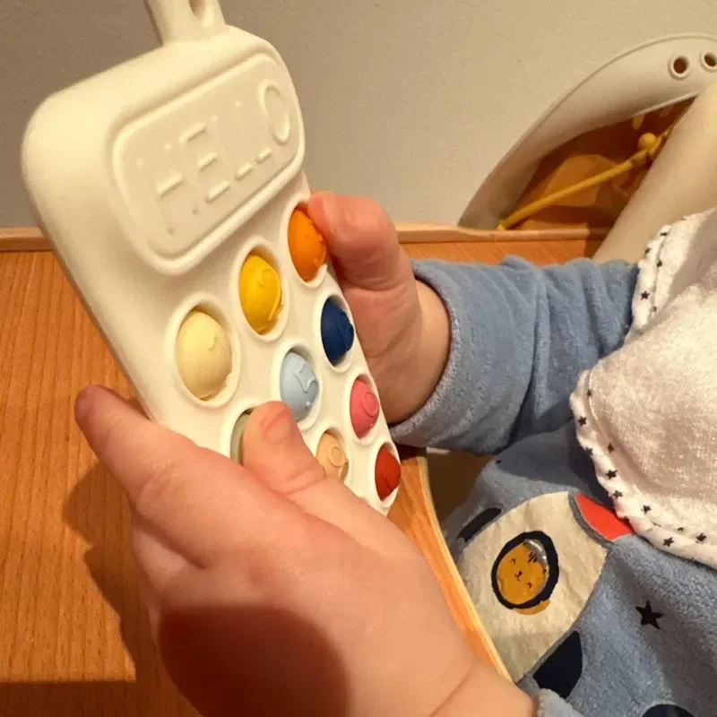 Детские игрушки-таблетки силиконовая игрушка-телефон для раннего развития