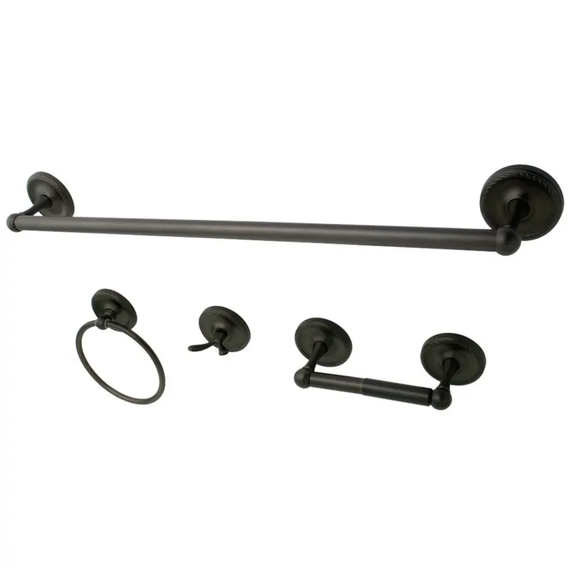 

BAK911478ORB 4-Piece Bathroom Accessories Set, Oil Rubbed Bronze