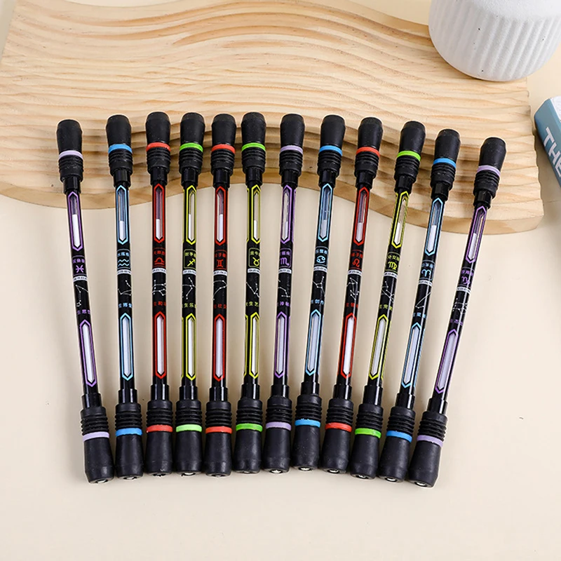 

Creative Spinning Pen Spinner Toy Gaming Gel Pens Student Gift Toy Release Pressure Anti-slip Hand Spinner Student Stationary
