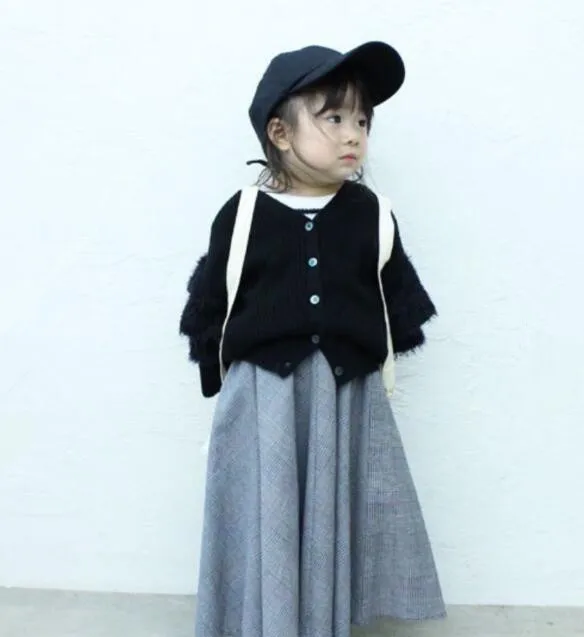 

Весенняя яркая хлопковая клетчатая универсальная юбка для девочек в японском и южнокорейском стиле, 2022