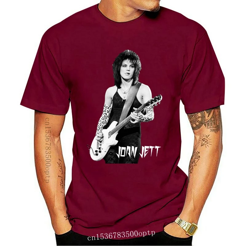 Mens Clothes JOAN JETT Guitar Rock T-Shirt Sz.SMLXL