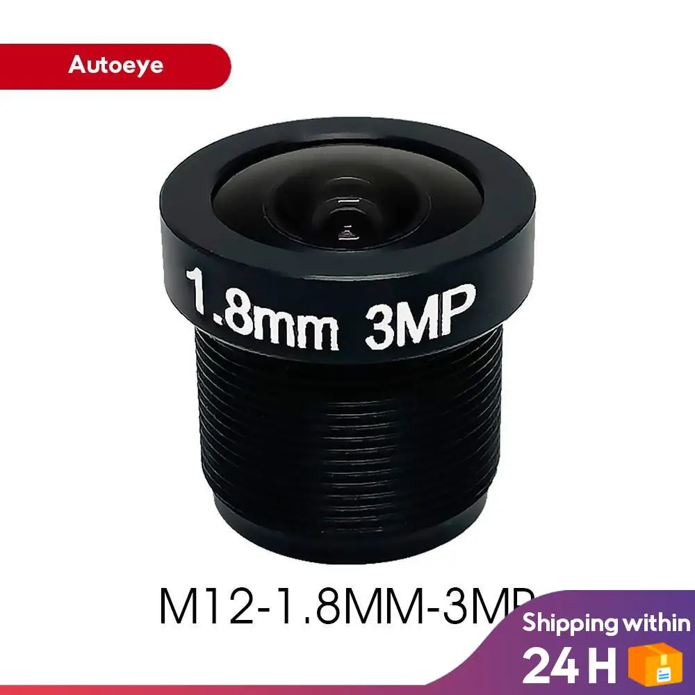 

1.8mm 3MP CCTV Lens Fisheye IR M12 CCTV Camera Lens 3Megapixel HD For HD IP Camera 180D Wide Viewing Angle F2.0 2.8mm 3.6mm