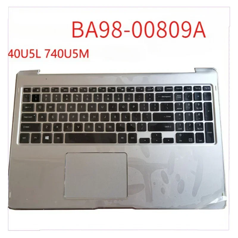 Верхняя крышка подлокотника для Samsung 7 Spin NP740U5L 740U5M Клавиатура США TP новая BA98-00809A