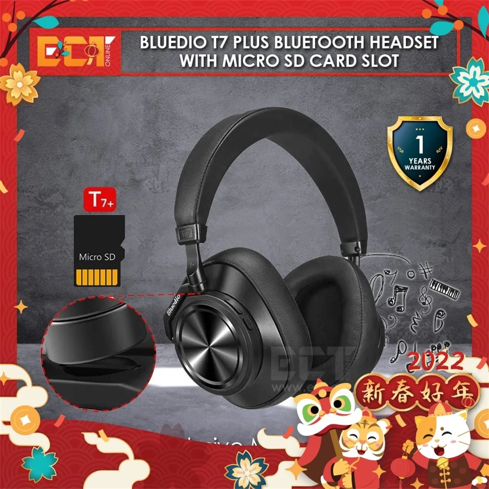 

T7 Wireless Headset Bluetooth Headphones ANC bluetooth 5.0 HIFI sound with 57mm loudspeaker face recognition for phone
