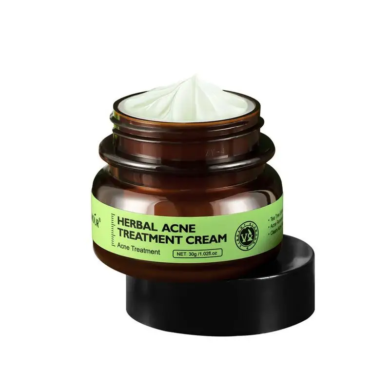 

Травяной крем для ухода за кожей лица, сыворотка для коррекции акне, контроль жирности, Удаление следов от акне, осветление, уход за кожей ли...