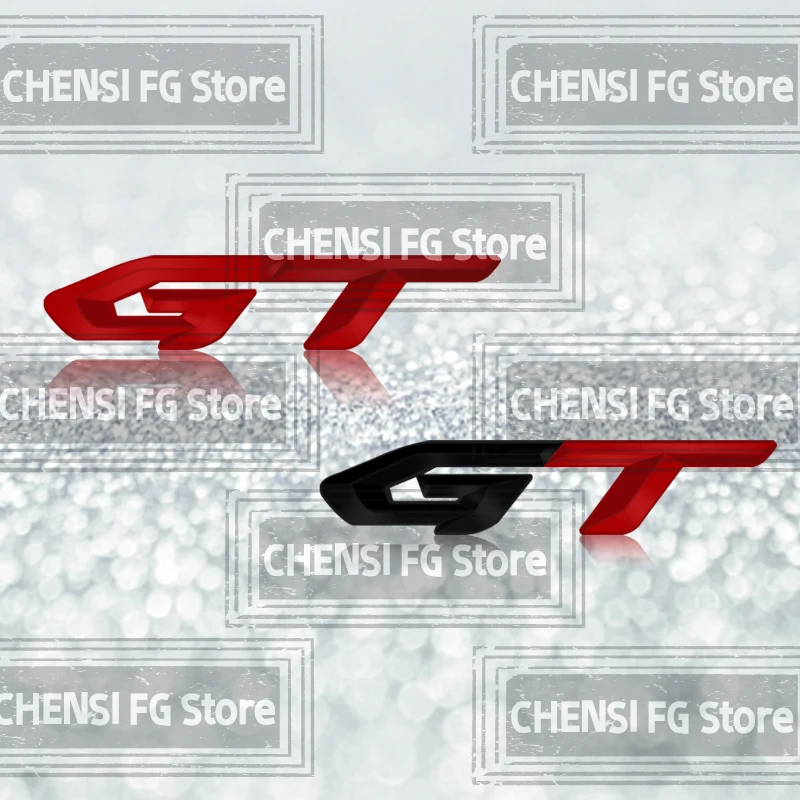 3D металлический сплав GT значок на решетку для Hyundai Tucson Elantra Sportage Sorento Peugeot 208 KIA