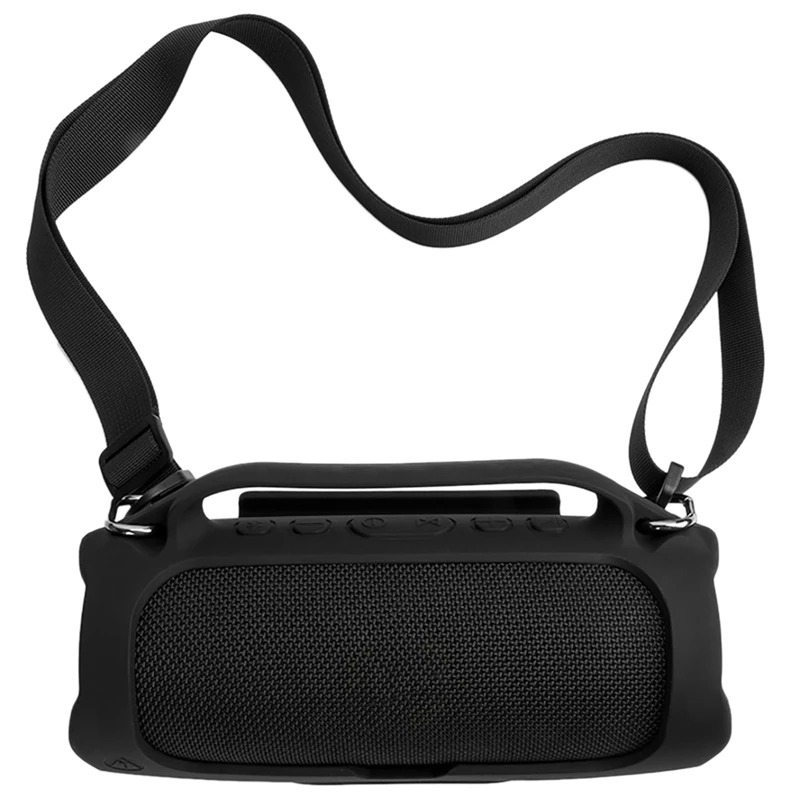 

For JBL Charge3 Bluetooth Speaker Silicone Protective Case Portable Shoulder Strap Silicone Case