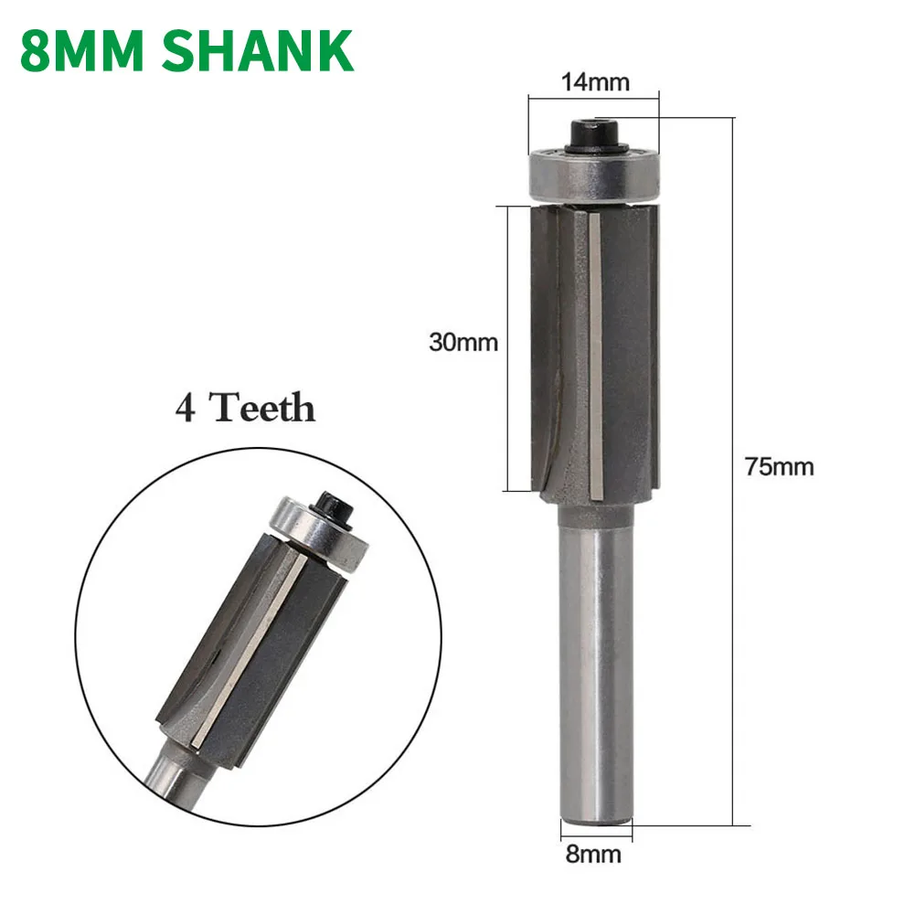

Фреза по дереву с хвостовиком 8 мм, 1 шт.