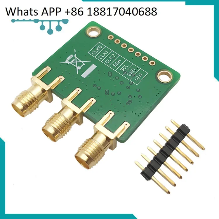 Si5351A 3-канальный модуль генератора тактовых сигналов 8 кГц-160 МГц (4-слойная