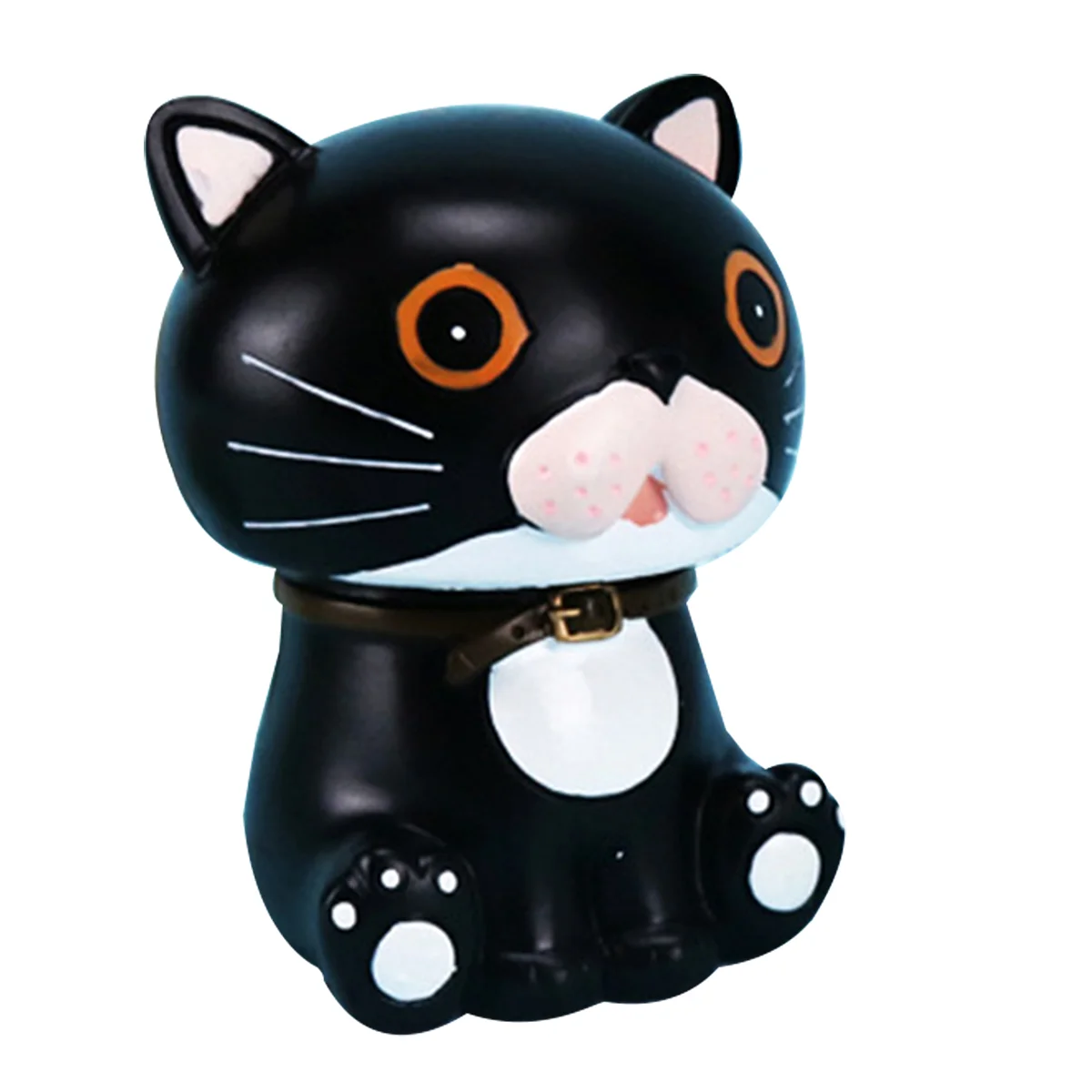 

Resin Kits Spring Base Dancing Toy Home Accessories Shaking Head Cat Desktop Toys Cat Kitten Car Head Cat Ornament