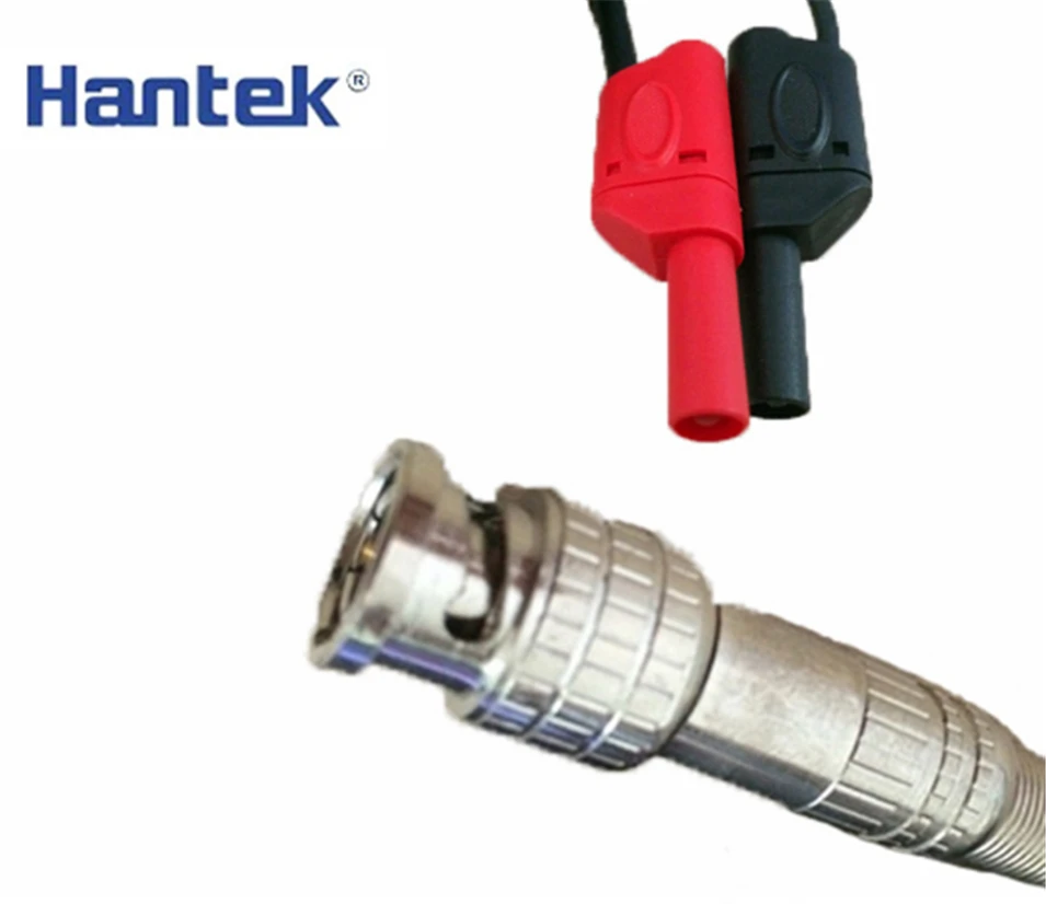 Тестовые провода Hantek HT30A 3 м испытательный провод BNC к банановому адаптеру Прямая