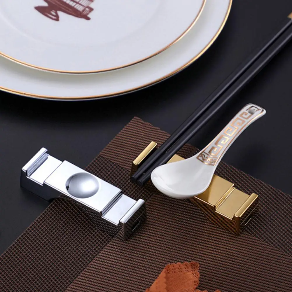 Chopstick Rest Eco-Friendly Smooth Touch Grid Design Multi Purpose Exquisite Workmanship Kitchen Tools Reusable Japanese Househo images - 3