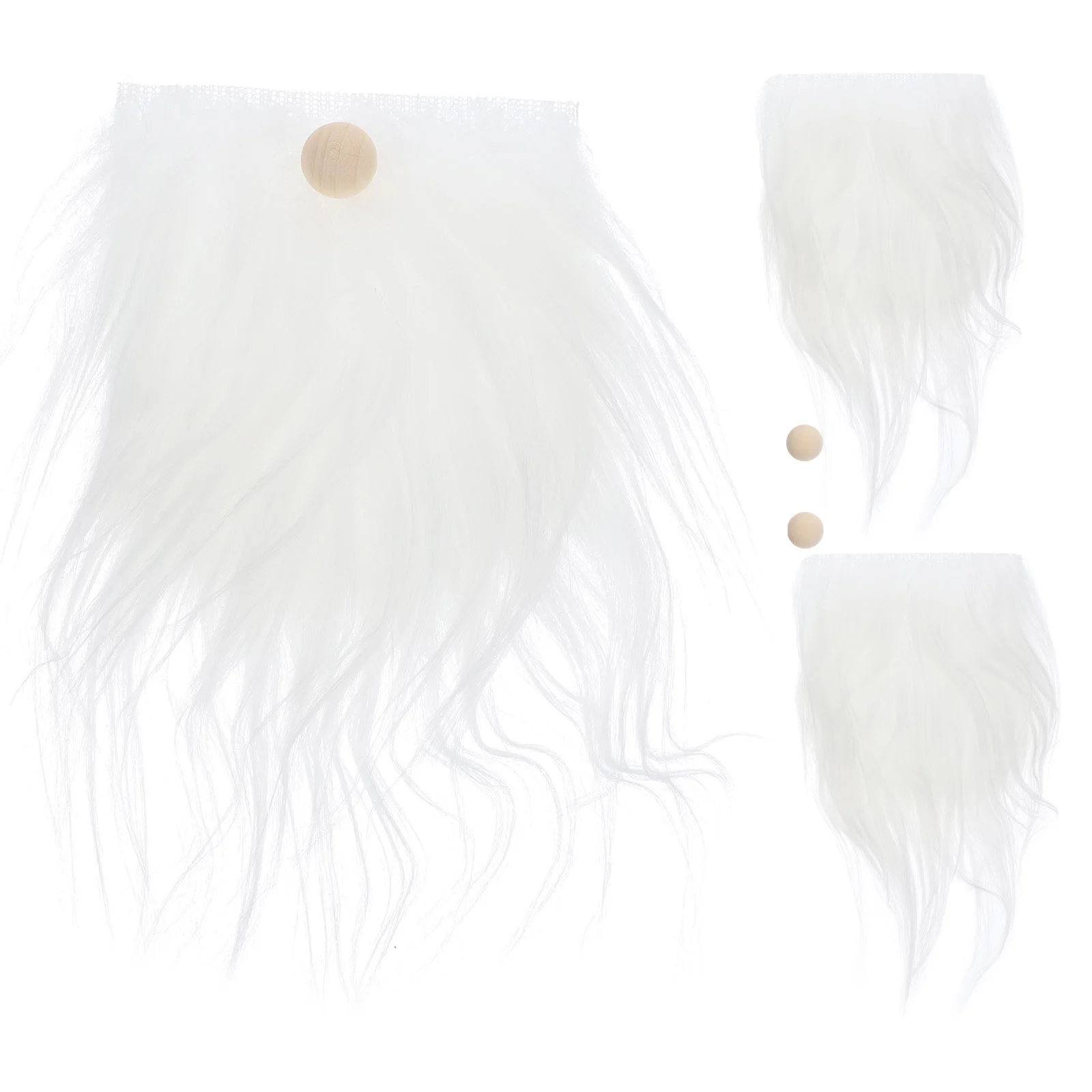 Искусственный мех для поделок предварительно вырезанная борода гнома материалы