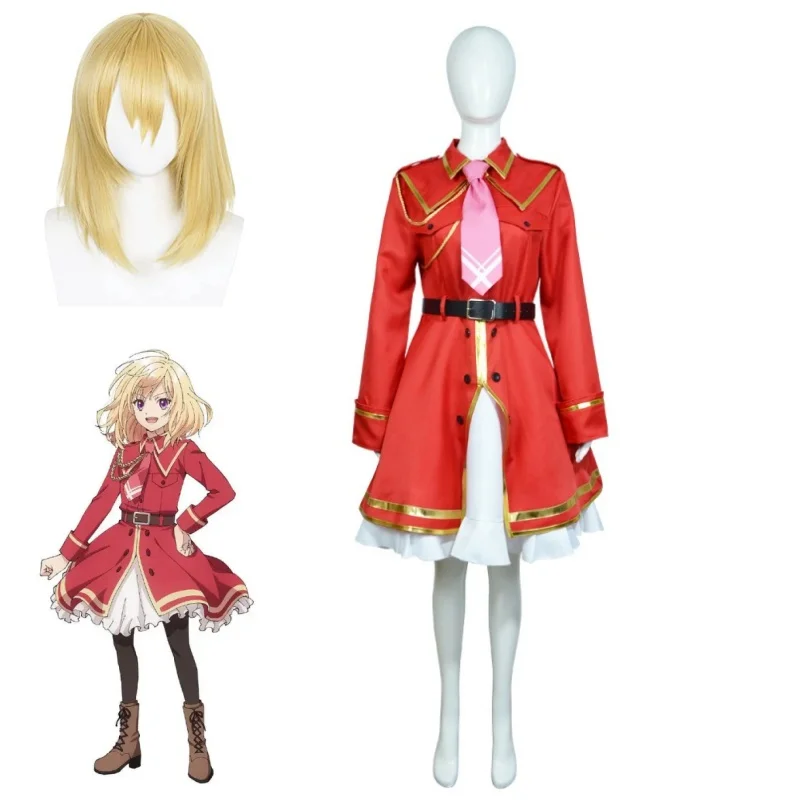 Jill Savelle аниме косплей костюм The Do-Over Damsel Conquers the Dragon Emperor красный ﻿