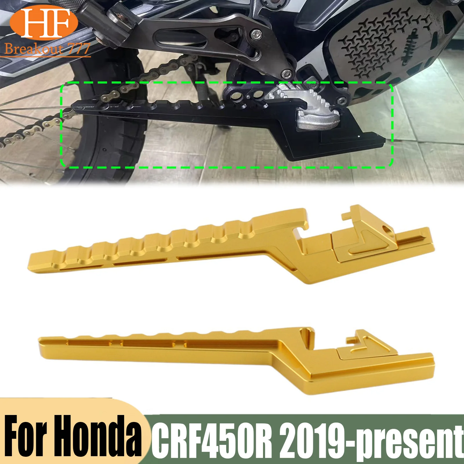 Фото Для Honda CRF450R 2019-наст. время Регулируемые удлинители подножек для пассажира для Sur Ron Light Bee X S/X/L1E №1