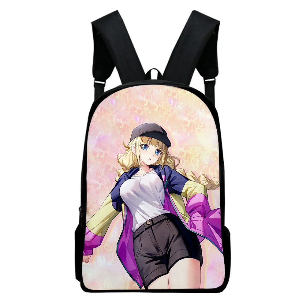 

Аниме Рюкзак Ya Boy Kongming для учеников начальной школы, школьный портфель для мальчиков и девочек, повседневный дорожный рюкзак для ноутбука для подростков и женщин