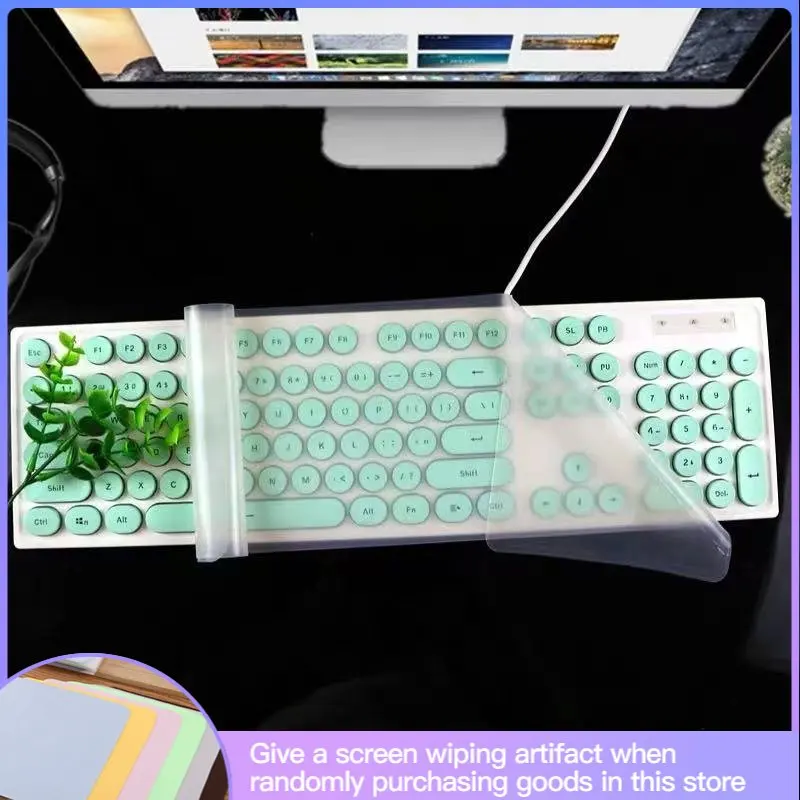

Защитная пленка для клавиатуры, универсальная плоская пленка, пылезащитный чехол, универсальная водонепроницаемая пленка для клавиатуры компьютера