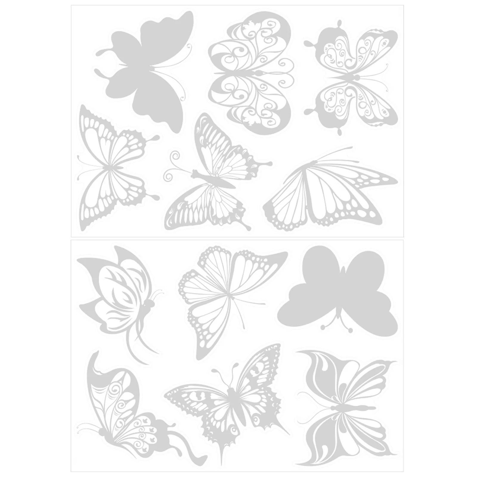 Наклейки против летающих птиц в форме листа полупрозрачные оконные наклейки для