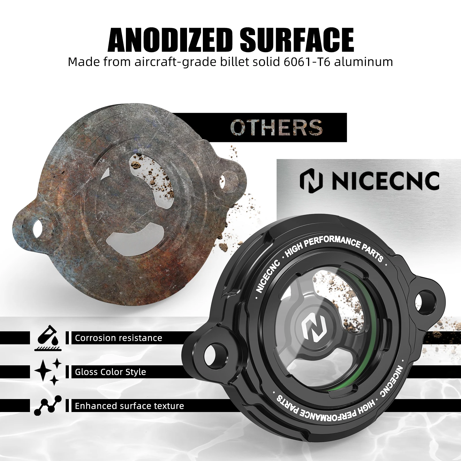 Крышка масляного фильтра двигателя для GasGas ES SM 700 KTM RC125 RC200 RC390 14-16 790 Adventure 19-2023 890 R